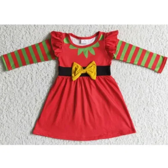 Dresses | Girls Red Christmas Elf Dress | Poshmark